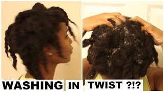 Washing my 4c hair in TWIST Does it work New wash routine [upl. by Atsev]