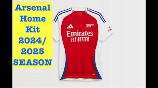 Arsenal new Home kit for 202425 season [upl. by Kramlich]