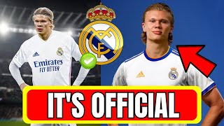 🚨OFFICIAL Erling Haaland MOVE TO REAL MADRID IS CONFIRMED 🚨 [upl. by Auos752]