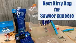 Best Sawyer Squeeze Gravity Dirty Bag 🥇CNOC Vecto Water Container Review [upl. by Nnylak987]