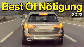 Best Of Nötigung 2023  RoadRage Ausbremsen und Drängeln auf der Autobahn  Dashcam Deutschland [upl. by Pedrotti332]