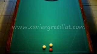 Billard français  Billiard ELearning  série 05  10 prises daméricaine  2ème partie [upl. by Nevet]