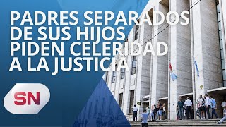 PADRES SEPARADOS DE SUS HIJOS PIDEN CELERIDAD A LA JUSTICIA [upl. by Tamarah638]