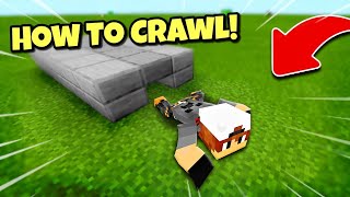 MCPE How To Crawl in Minecraft Pe  Minecraft Pocket Edition [upl. by Mchenry]