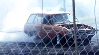 Two rota wagons do burn outs at Kaipara Car Show 2012 [upl. by Daub]