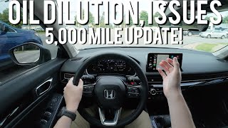 2024 Honda Civic Touring  5K Mile POV Owner Review  Problems Fuel Economy amp More [upl. by Aural]