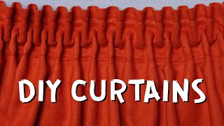 DIY Curtain Sewing Tutorial Easy StepbyStep Guide [upl. by Yarod]