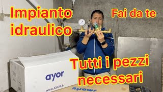 Impianto idraulico fai da te  Regolatore di pressione  Presentazione nuovi prodotti Ayor [upl. by Roane601]