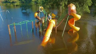 This Flooded Playground is LOADED with Fish [upl. by Aneres]