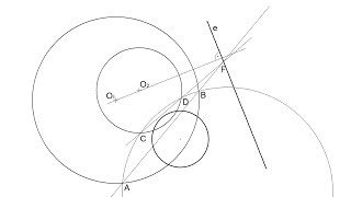 Eje radical de dos circunferencias interiores [upl. by Seppala]