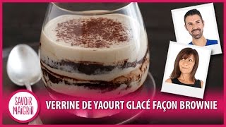 Verrine de yaourt glacé façon brownie  Cuisine facile [upl. by Eiramalegna]