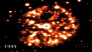 BlownUp Star Seen Expanding  58 Year TimeLapse Video [upl. by Nahtnahoj]