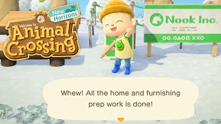 Home Furnishings amp Squeamish Blathers  Animal Crossing New Horizons  6 [upl. by Duwalt507]