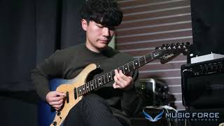 MusicForce Knaggs Severn X Demo  Intro by Guitarist 박근 Park Keun [upl. by Notgnillew119]