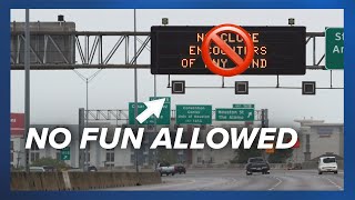 Federal government cracks down on funny highway signs [upl. by Chenee188]