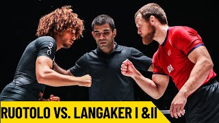 BJJ Mastery 🥋 Kade Ruotolo vs Tommy Langaker I amp II  Full Fights [upl. by Winwaloe]