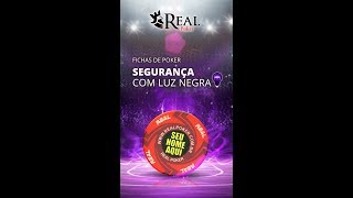 Fichas de Poker Reagente à Luz Negra  Segurança Real Poker [upl. by Munt]