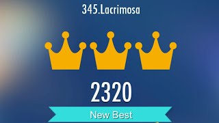 Piano Tiles 2  Lacrimosa 2320 good score [upl. by Daigle]