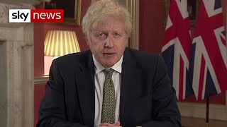 Boris Johnson announces national lockdown in England [upl. by Ecahc]