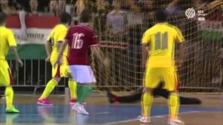 Magyarország  Románia  43  Futsal EB pótselejtező összefoglaló [upl. by Anthony490]