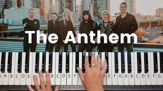 The Anthem  Planetshakers Piano Tutorial [upl. by Nor]