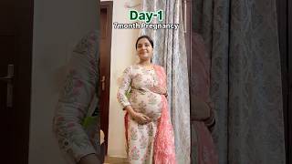 My 7th month baby bump🧿🤰 shorts minivlog pregnancy pregnancyjourney [upl. by Rozalie]