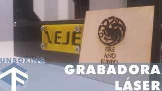 Unboxing Grabadora Laser  Español [upl. by Martica]