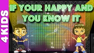 If Youre Happy And You Know It Nursery Rhymes  Vocals  JUNIORS TOONS [upl. by Karilla]