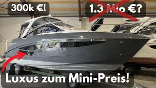 Deutscher 52 schockiert Luxusyacht Industrie CUSTOM Yacht ab 300k € Cobrey Yachts 33 HT 2024 [upl. by Ennaesor]