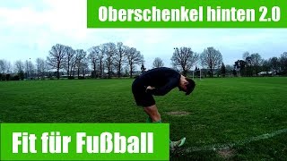 ⚽Oberschenkel hinten richtig dehnen Dehnübung nach Zerrung der Muskeln [upl. by Presley]