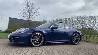 911 Carrera 4s  Gentian Blue Metallic  19 Plate [upl. by Verlee]