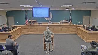 Angry citizen disrupts Aransas Pass city council meeting [upl. by Torrie268]