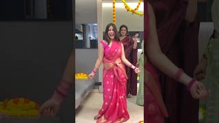 Chammak Challo  Viral Pink Saree  ShahRukh Khan  Reels  Chammak Challo Dance Cover Instagram [upl. by Jervis]