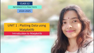 CLASS 12 IP  UNIT 1  Plotting Data using Matplotlib  Introduction [upl. by Jair]