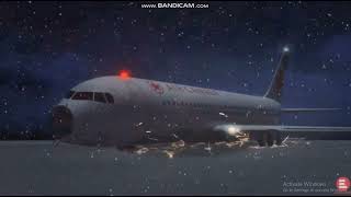 Air Canada Flight 624  Crash Animation [upl. by Wallford]