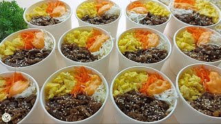 RICE BOWL BEEF TERIYAKI ALA HOKBEN UNTUK IDE JUALAN ATAU BERBAGI DI JUMAT BERKAH SEMUA PASTI SUKA [upl. by Eatnoid]