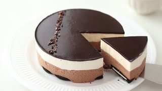 チョコレート・レアチーズケーキの作り方 NoBake Chocolate Cheesecake｜HidaMari Cooking [upl. by Nelyak2]