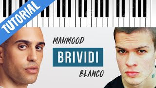 TUTORIAL Mahmood amp BLANCO  Brividi  SANREMO 2022  Piano Tutorial con Synthesia [upl. by Llain824]