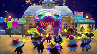 Happy New Year  Animal Crossing Clip [upl. by Atiuqrahs]