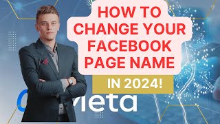 Facebook Page Name Change Tutorial Updated 2024  HOW TO CHANGE FACEBOOK PAGE NAME [upl. by Madelene]