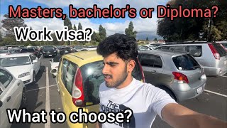 Should we choose Bachelor or Master Degree in New Zealand🇦🇺🤔  Diploma  RupeshNZ [upl. by Elburt]