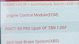 P047195 PRS Upstr OF TBN 1DEF Nissan limited engine power lipsa putere motor limitat [upl. by Engle76]