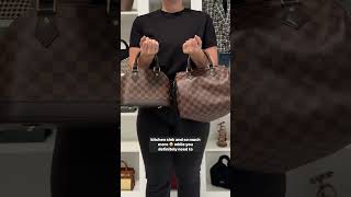 Louis Vuitton Speedy B 25 vs Alma BB youtubeshorts shortsfeed [upl. by Bertasi97]