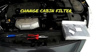 Peugeot 308 How To Replace Cabin Filter [upl. by Cherice826]