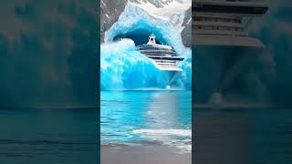 Cruise vs Falling Iceberg A Close Call [upl. by Notffilc]