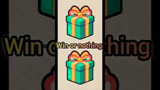 Win or nothing challenge video choose your luck 🤞shorts trending viralvideo shortsfeed gift [upl. by Letitia]