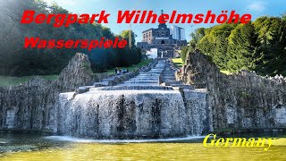 Bergpark Wilhelmshöhe Wasserspiele  Kassel Germany [upl. by Wivestad857]