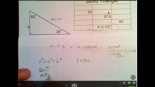 30 60 triangle with architectural units [upl. by Leclair]