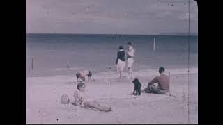 A family holiday in Trouville sur Mer Normandy France 1956 [upl. by Myrah]