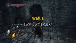 Dark Souls 2 Illusory Wall Locations  Lost Bastille [upl. by Melitta]